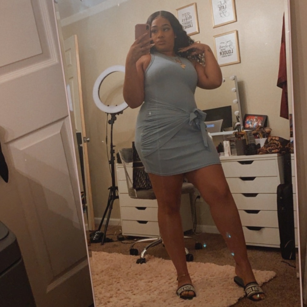 Light blue dress